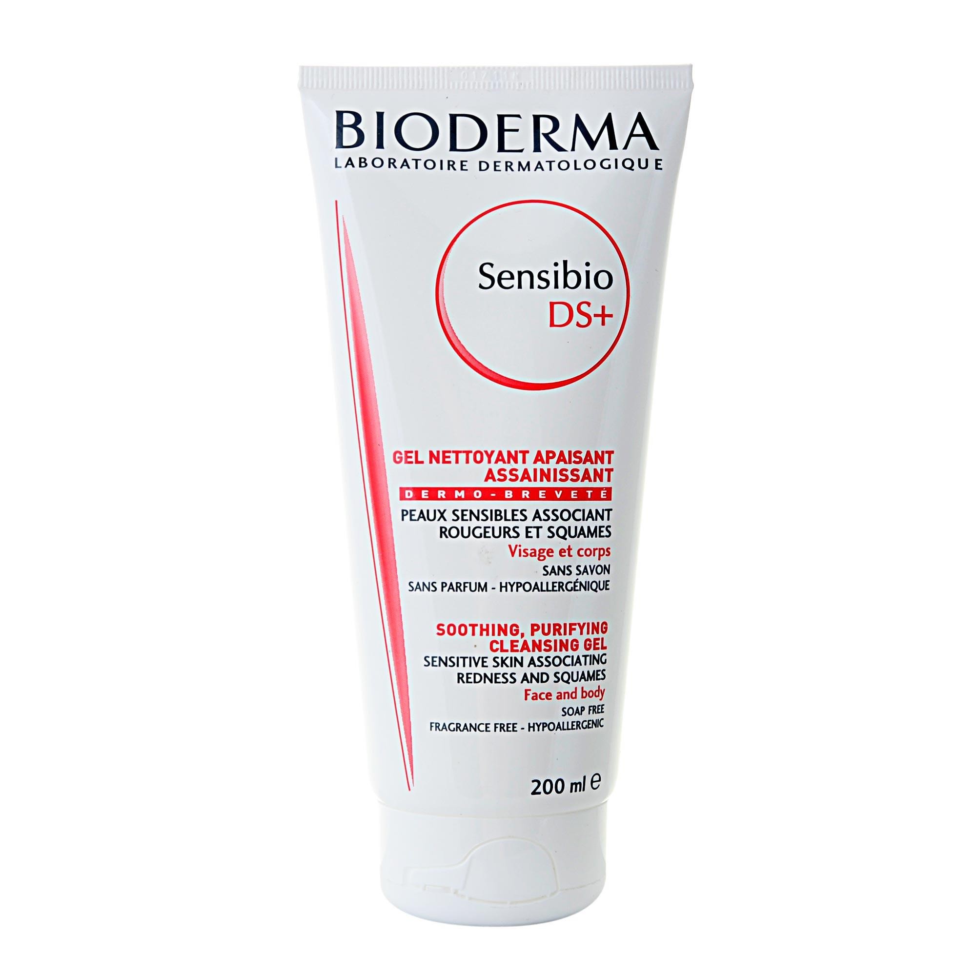 Bioderma Sensibio DS+ Gel Nettoyant 200 мл очи гель-мусс при себорейном дерматите Bioderma Sensibio DS+ Gel Nettoyant 200 мл очи гель-мусс при себорейном дерматите