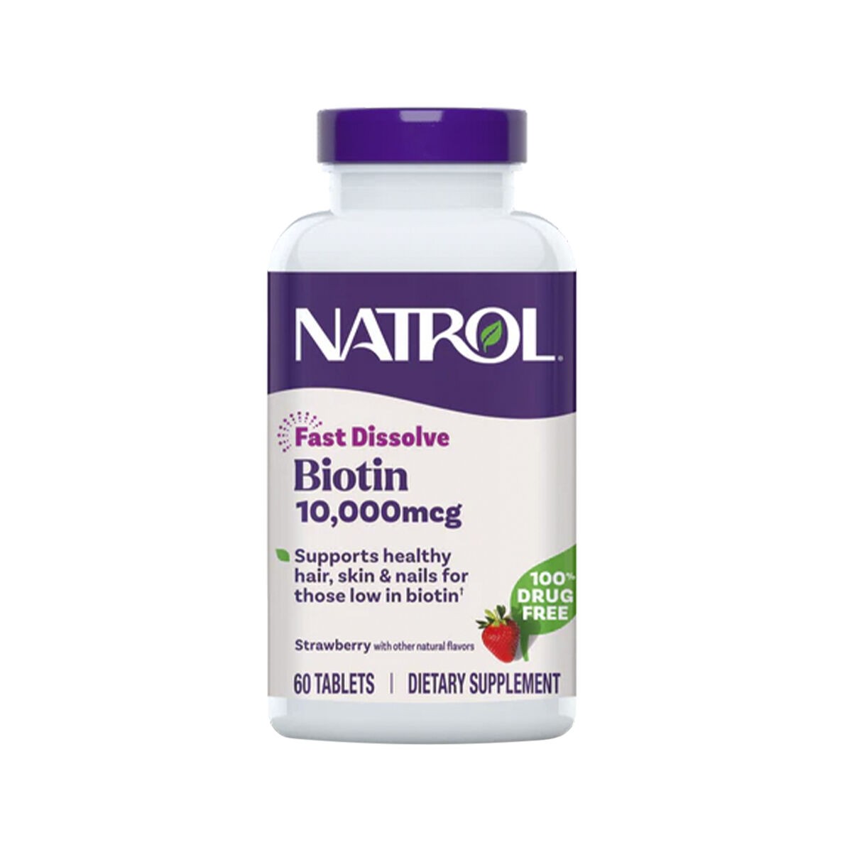 Natrol Биотин 10000мкг №60 быстро раствор.табл