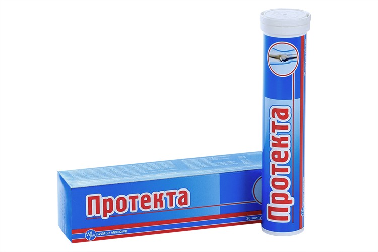 ПРОТЕКТА 20 шт. ТАБЛ ШИПУЧИЕ ПРОТЕКТА 20 шт. ТАБЛ ШИПУЧИЕ