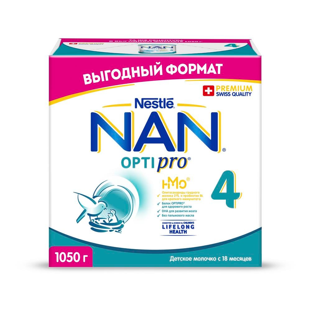 NAN optipro 4 смесь 1050гр NAN optipro 4 смесь 1050гр