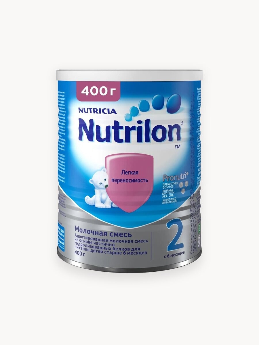 Nutrilon ГА Легкая переносимость 2 400гр Nutrilon ГА Легкая переносимость 2 400гр