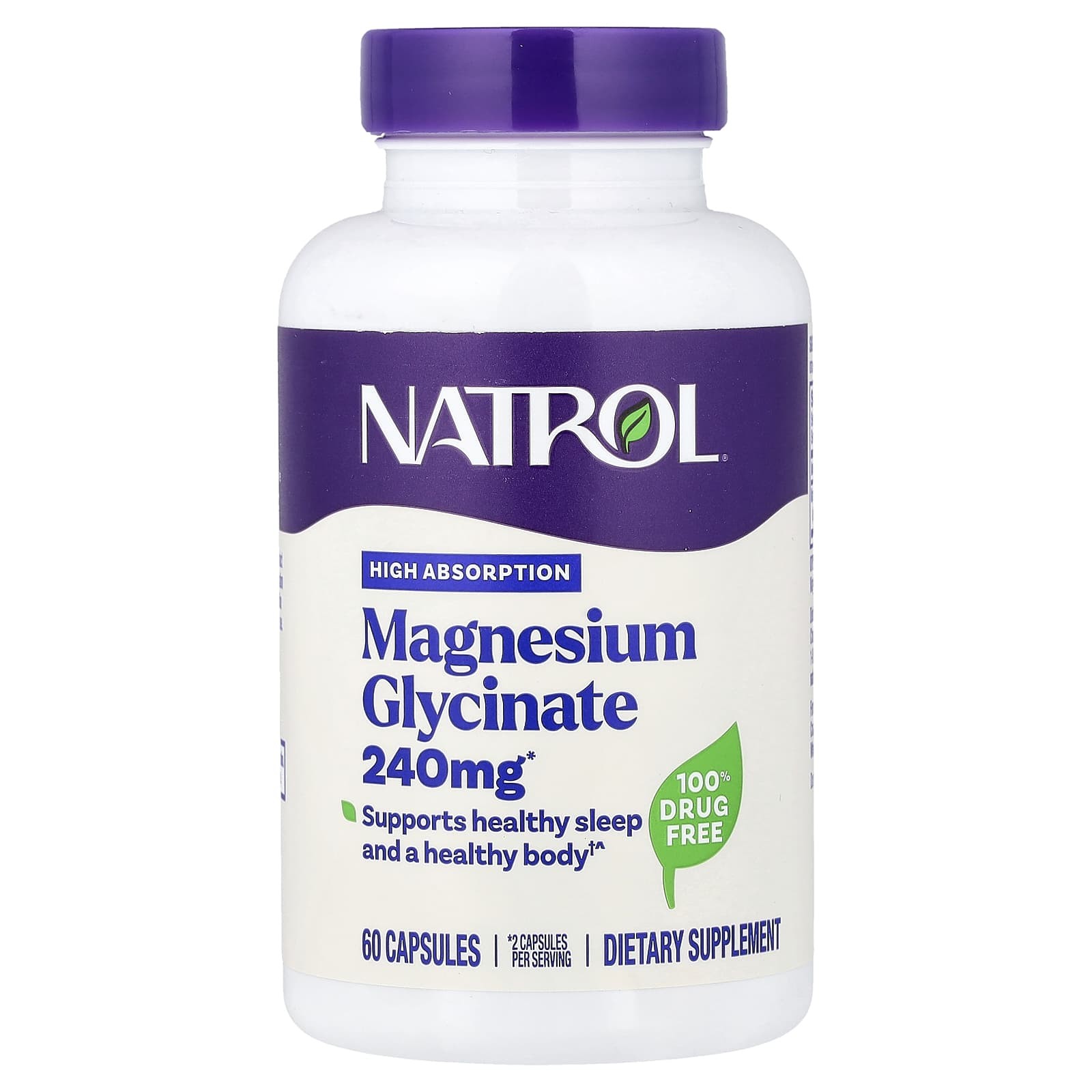 Natrol, Глицинат магния, высокая степень усвояемости, № 60. Natrol, Глицинат магния, высокая степень усвояемости, № 60.