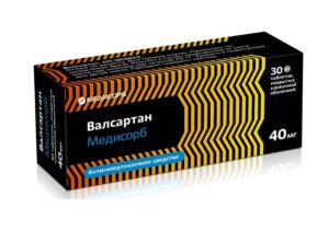 ВАЛСАРТАН таб п/об 40мг n30