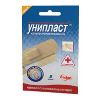 Лейкопластырь УНИПЛАСТ 1,25 х 500см (гипоаллерг. фикс. прозрачный на плен. основе)