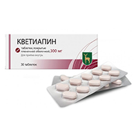 КВЕТИАПИН таб п/об 300мг 60 шт.
