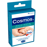 ПЛАСТЫРЬ Космос (Cosmos) мозольный 6 шт. Влажные мозоли средний