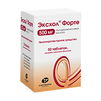 ЭКСХОЛ ФОРТЕ таб п/об 500мг n50